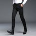 Premium Men's Dress Pants For Business & Casual Wear - Wrinkle-Free, Anti-Crease, Straight Fit Trousers In Classic Black_viptrois.com