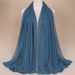 Apparel Accessories supply single color pearl chiffon chain scarf gypsophila hot diamond high quality chiffon long scarf wholesale YW70_viptrois.com