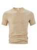 Men's Clothing European And American Spring And Autumn Men's Jacquard Small Square Round Neck Jacket Casual Loose Business T Shirt Short Sleeve_viptrois.com