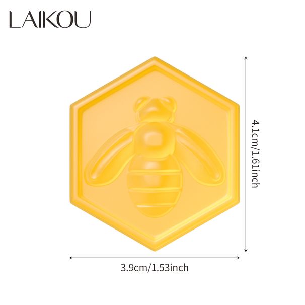 LAIKOU Honey Handmade Soap Face Soap 20g Face Cleansing Hydrating Moisturizing_viptrois.com
