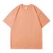 New 210g Combed Pure Cotton Loose Short-sleeved T-shirt For Summer 2025_viptrois.com