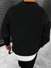 Men's Loose Casual Fashion Jumping Into Beer Pattern Printed Round Neck Long Sleeved Hoodie Autumn And Winter Styles_viptrois.com