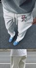 Men's Oversized Jogger Pants – Heavyweight Grey Sweatpants With Relaxed Fit & Streetwear Style_viptrois.com