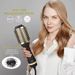 One Step Hair Dryer And Volumiser 1000W Blow Dryer Brush Hot Air Styling Brush Professional Hair Straightener Curler Travel Friendly Heated Hairbrus_viptrois.com