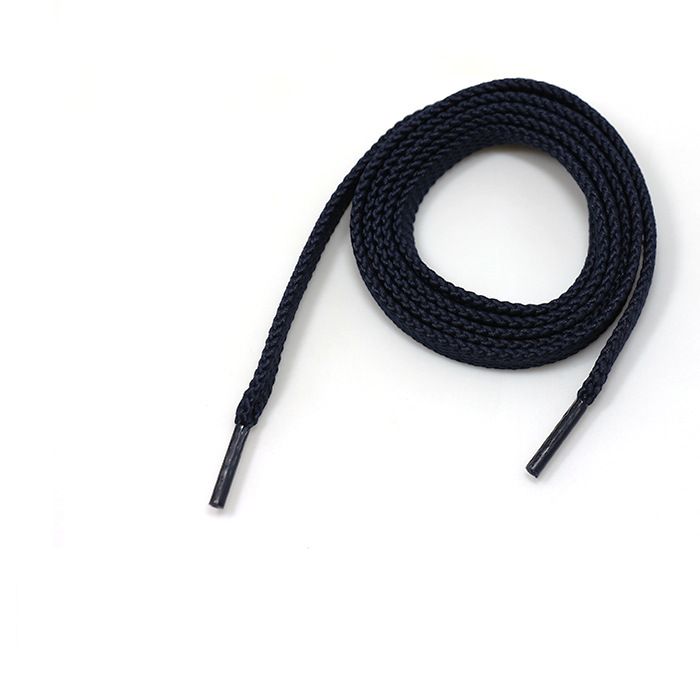 Shoe Accessories double layer shoelaces flat braided sports shoes casual shoes black and white color thickened shoelaces rope a pair_viptrois.com