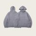 Solid Color Wool-Blend Hooded Sweatshirt | Oversized Knit Pullover With Long Sleeves | Autumn Winter Thick Casual Sweater (S-XL)_viptrois.com