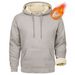 New Solid Color, Fleece And Thickened Warm And Casual Men's Solid Color Hooded Sweatshirt For Autumn And Winter 2025_viptrois.com