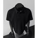 2025 New Men's And Women's Polo Collar Short Loose Knitted Sweater Base Shirt Half Sleeve Casual Outerwear Regular_viptrois.com