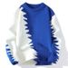 Men's Fashion Knit Sweater - Soft & Warm Winter Pullover With Embroidered Badge, Loose Fit Crewneck Long Sleeve (Black/Red/Green/Sky Blue)_viptrois.com