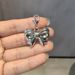 Celebrity Silver Pearl Bow Pendant Gem Shoe Flower Girly High End Ballet Shoe Decoration_viptrois.com
