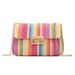 Women's Bags Sweet Style Fashion Straw Double Head Lock Shoulder Bag Summer New Style Trendy All Match Commuter Chain Messenger Bag_viptrois.com