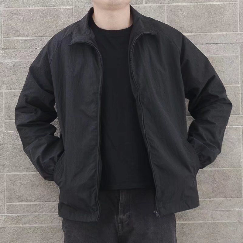2025 Spring And Autumn Coat Men's Trend Japanese Loose And Thin Casual Trench Coat Retro Korean Handsome Men's Jacket_viptrois.com