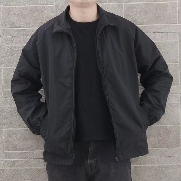 2025 Spring And Autumn Coat Men's Trend Japanese Loose And Thin Casual Trench Coat Retro Korean Handsome Men's Jacket_viptrois.com