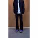 Black Scythe-cut Jeans With A High-end Drape, Flared Pants, Suitable For Slightly Overweight Men, Clean Fit Style_viptrois.com