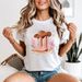 Western Cowgirl Boots Hat Orchid Womens 100% Cotton T-shirt Mens Tees Top Country Lifestyle_viptrois.com