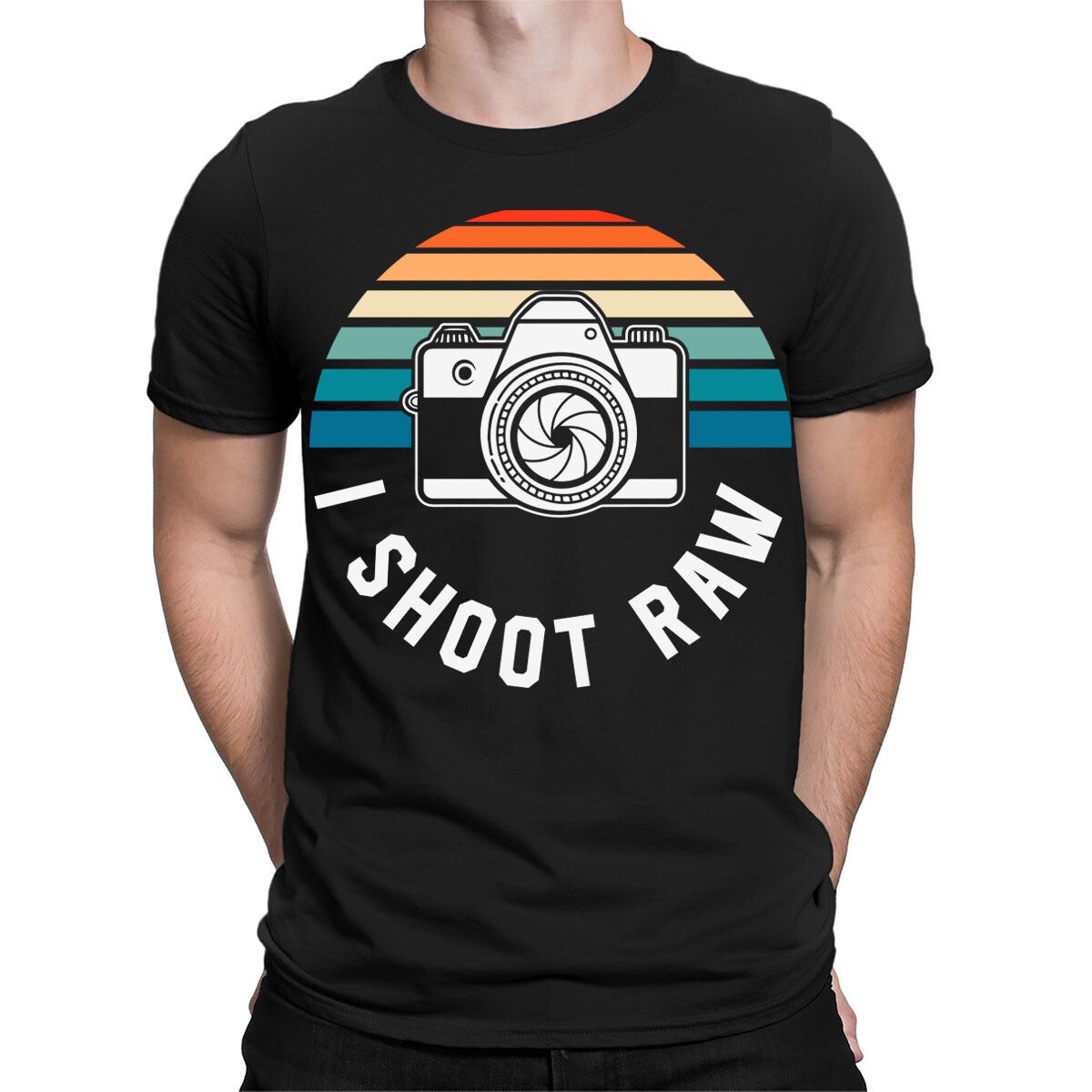 I Shoot Photo Raw Camera Photography Photographer Mens T-Shirt Mens Womens Tees Tops #TA-89 1T9A5_viptrois.com