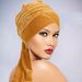 Foreign Trade New Turban Hat European And American Popular Velvet All Match Pullover Hat Solid Color Ethnic Long Tail Hat Factory Direct Sales_viptrois.com