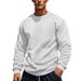 Autumn Winter New American High Street Amekaji Corduroy Patchwork Crew Neck Men's Casual Sweatshirt_viptrois.com