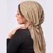 new round bubble arc tail hat Muslim Baotou hat milk silk pullover airplane hat_viptrois.com