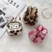 Korean Style Leopard Print Rabbit Ear Pro Earphone 2/3/4 Generation Bluetooth Plush Protective Case For Women_viptrois.com