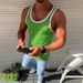 2025 Men's Underwear Running Tank Top Fitness Striped Casual Vest_viptrois.com
