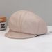 Beret Autumn And Winter Fashionable Design, Versatile Duckbill Cap Women, Suitable For Round Faces, Makes Face Look_viptrois.com