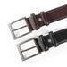 Men's Belts New Men's Lychee Pattern Pin Buckle Belt Step Line PU Alloy Pin Buckle Simple Casual Style Men's Belt_viptrois.com