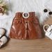 Children's clothing Girls furry flying sleeve long sleeve top leather pants pearl belt fashion children's suit_viptrois.com