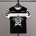 Men's Casual Short Sleeve T-Shirt Breathable Polyester Tee with Bold Number 32 Print for Daily Wear_viptrois.com