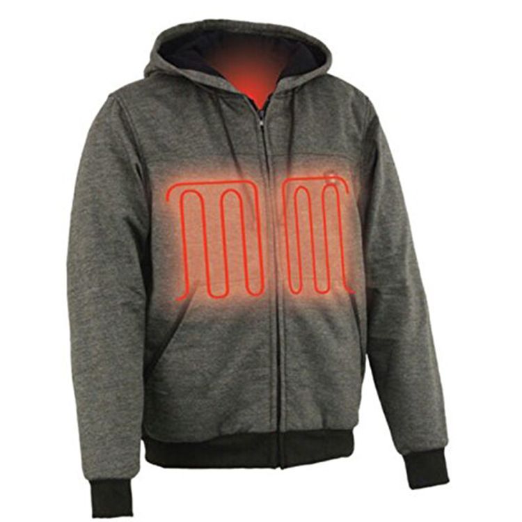 Men's Clothing Winter Heating Heating Jacket Hoodie Sweatshirt Electric Heating Carbon Fiber Heating Jacket_viptrois.com