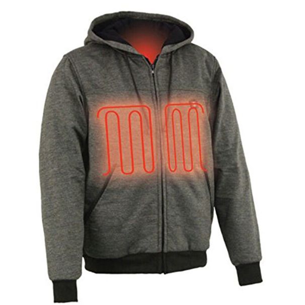 Men's Clothing Winter Heating Heating Jacket Hoodie Sweatshirt Electric Heating Carbon Fiber Heating Jacket_viptrois.com