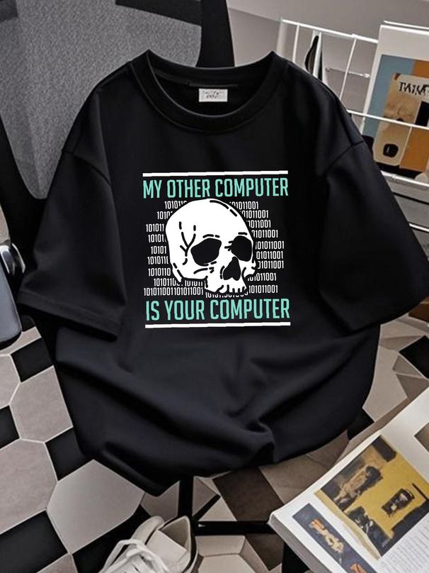 Cyber Hacker, Computer Security Expert, Cybersecurity T-Shirt Unisex T-shirt Casual Fashion Graphic Slightly Designer Clothes_viptrois.com