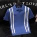 Men's Clothing Summer New Vertical Striped Polo Shirt Knitted Sweater Short Sleeved Slim Fit Business Lapel T Shirt_viptrois.com