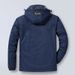 Men's Winter Thermal Jacket With Fleece Lining, Thickened Cotton Coat For Outdoor Cold Weather Protection, Windproof Warm Parka For Travel Wear_viptrois.com
