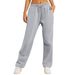 Unisex Fleece-Lined Sweatpants Comfortable Relaxed Fit Joggers For Men & Women, High Waist With Drawstring Soft Knit Fabric, Solid Color Casual Pants_viptrois.com