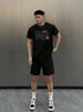 Vibe Hip Hop Handsome T-shirt Men's Versatile Cotton Short Sleeve American Trendy Brand High Street Loose Design Top_viptrois.com