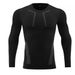 Men's Clothing Long-Sleeved Tights Men's Sports t-Shirt Fitness Breathable Quick-Drying Running Training Suit Basketball Long Sleeves_viptrois.com