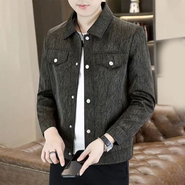 2025 Fashion Spring And Autumn Casual Jacket Spring And Autumn New Loose Trend Coat Lapel Top Men_viptrois.com