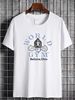 Vintage World Gym Gorilla Mirror Graphic T-Shirt Bellaire, Ohio Men’s (XL) Blue Slightly Homme Unisex Fashion Summer Stylish Designer Clothes_viptrois.com