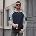 Men's Zip-Up Hooded Sweatshirt With Arm Pockets - Thick Fleece Lining, Winter Casual Pullover For Outdoor & Gym_viptrois.com