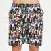Men's Beach Quick-Dry Loose Gradient Couple Boxer Swim Shorts Large Trunks_viptrois.com