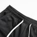 Minimalist Drawstring Jogger Pants – European Fit Straight-Leg Trousers With Ribbed Hem (Black, Sizes S-XXL)_viptrois.com