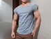 New Slim Fit Elastic Quick-Dry Short Sleeve Summer Men's Fitness Crew Neck Training Running Sports T-Shirt_viptrois.com