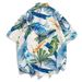 Men's Clothing Ice Silk All Match Short Sleeved Shirt Shorts Leisure Loose Beach Handsome Couple Style Two Piece Suit_viptrois.com