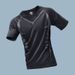 Ice Silk Quick-Drying T-Shirt, Men's Sports Short-Sleeve Thin Top For Summer, Running Clothes, Fitness Training Wear_viptrois.com