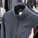 Men's Double-Sided Fleece Zipper Cardigan Jacket For Autumn And Winter, Casual And Versatile Outerwear, Warm Sweatshirt_viptrois.com