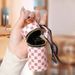 Key Bag High End Coin Purse Pendant Earphone Bag Lipstick Mini Keychain Bag Retro Bucket Lipstick Bag Simple Pendant_viptrois.com