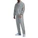 Men's Clothing European And American Men's Casual Hooded Drawstring Zipper Pocket Cardigan Long Sleeved Jacket And Trousers Suit Embroidered US Style_viptrois.com