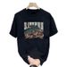 Men's Clothing Cotton Versatile Short Sleeved T Shirt Trend Niche High Street Loose Top_viptrois.com