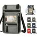 Badge Bag New Travel Passport Bag Neck Hanging Multifunctional Id Bag Splash Proof Passport Holder Rfid Id Bag_viptrois.com